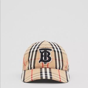 Burberry TB Check Baseball Cap
